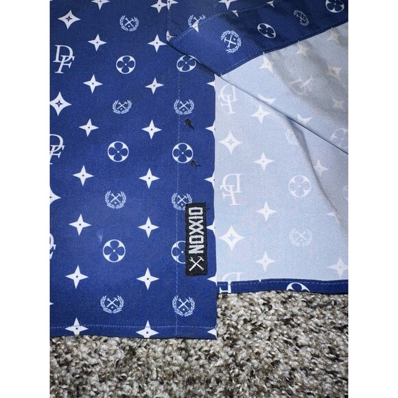 Dixxon Flannel Blue Bougie All Over Print Short Sleeve Shirt 4XL - Picture 6 of 9